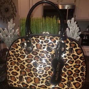 Hello kitty Leppard bowler handbag